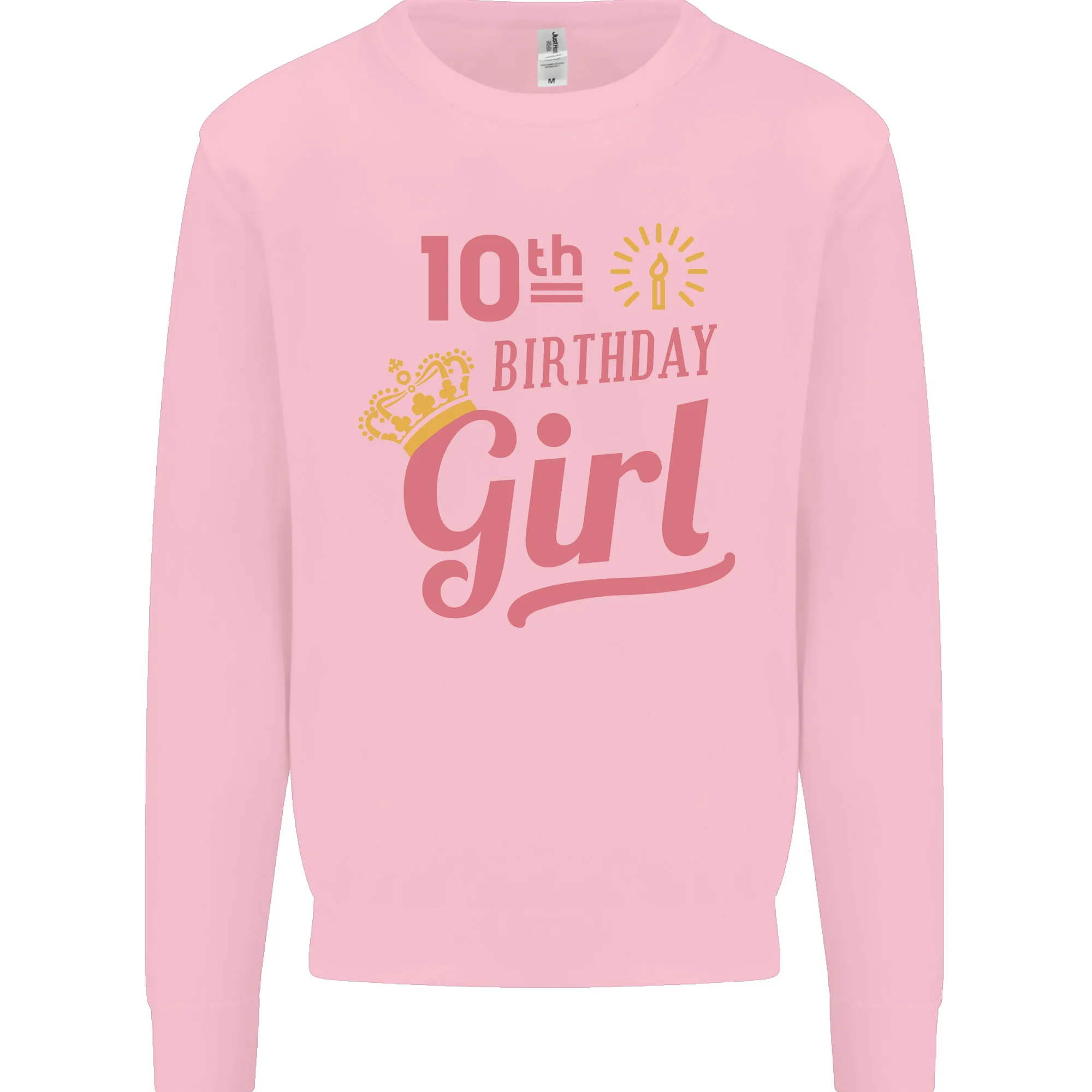 10th Birthday Girl 10 Year Old Princess Kids Sweatshirt Jumper