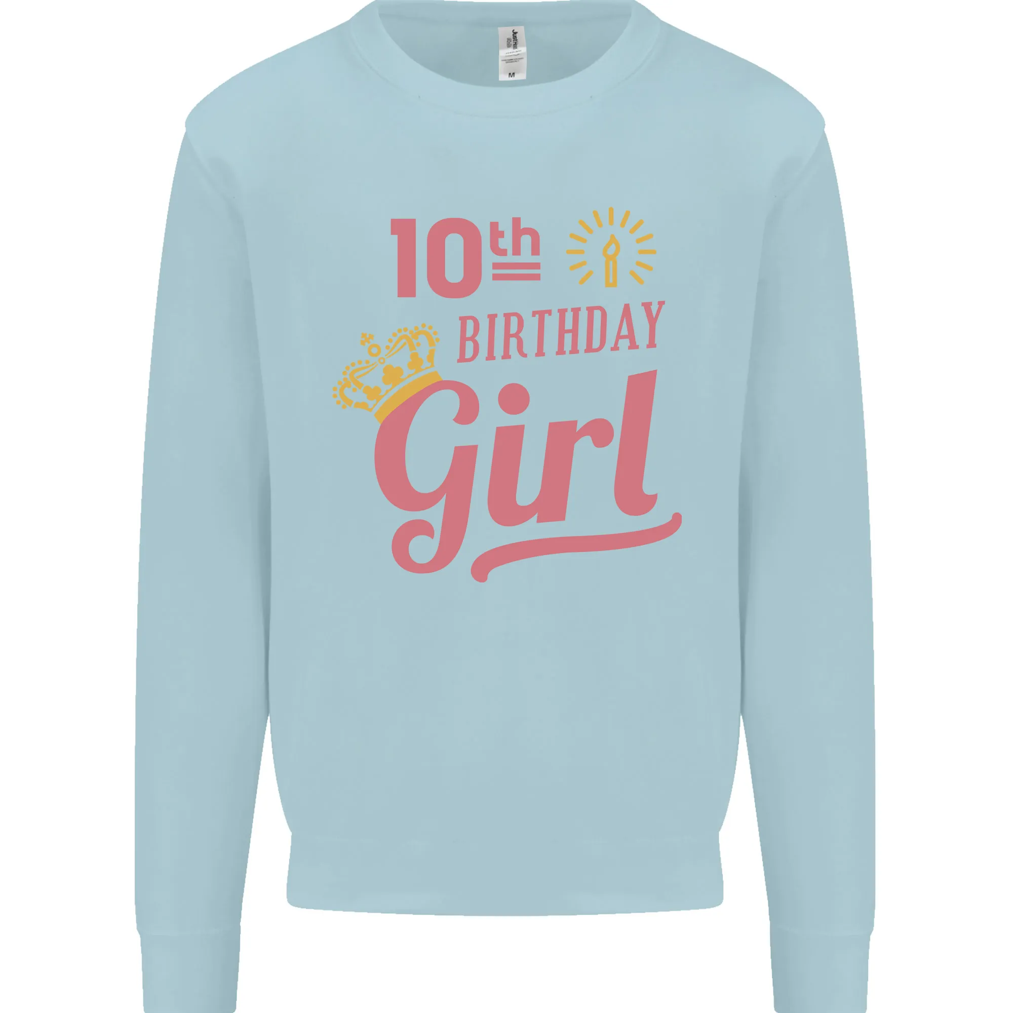 10th Birthday Girl 10 Year Old Princess Kids Sweatshirt Jumper