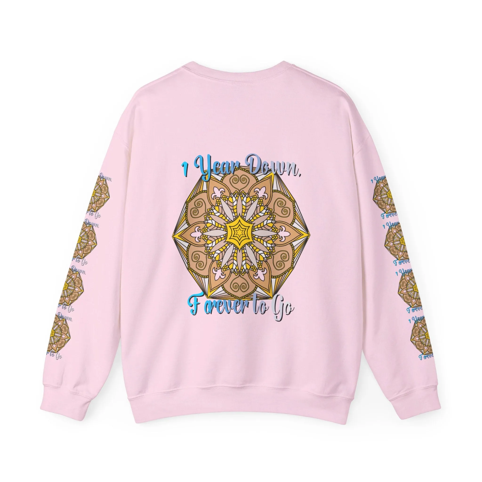 1st Year Wedding Anniversary Mandala Unisex Sweatshirt