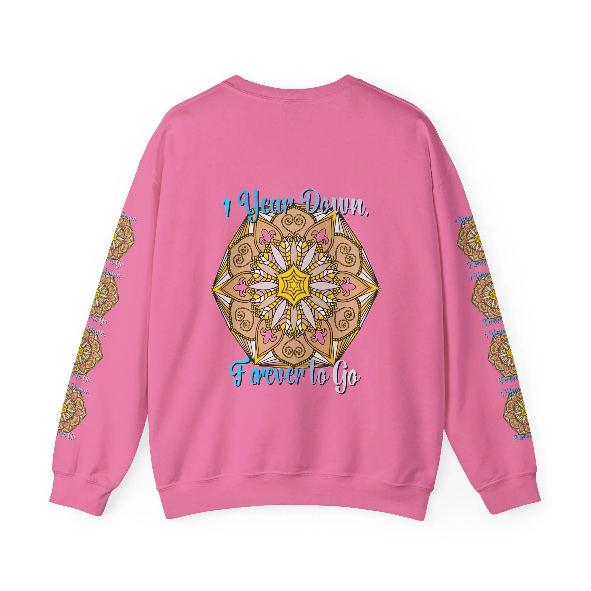 1st Year Wedding Anniversary Mandala Unisex Sweatshirt