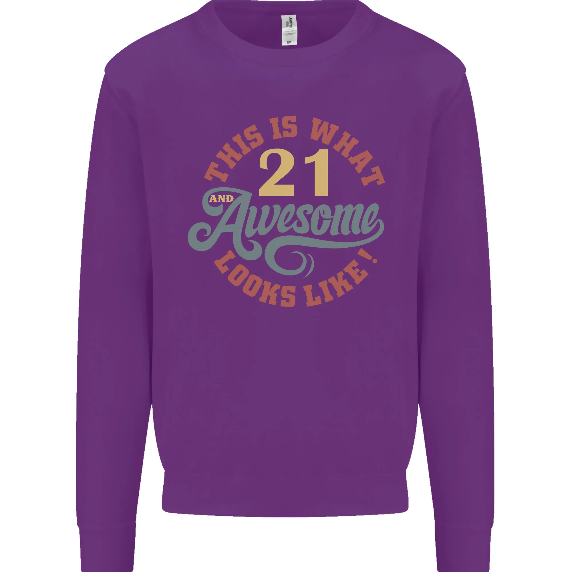 21st Birthday 21 Year Old Awesome Looks Like Mens Sweatshirt Jumper