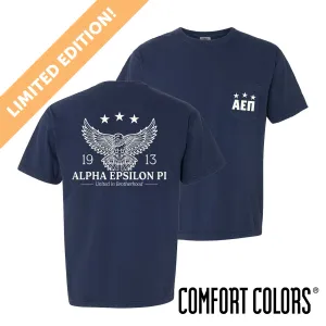 AEPi Comfort Colors Patriotic Eagle Short Sleeve Tee