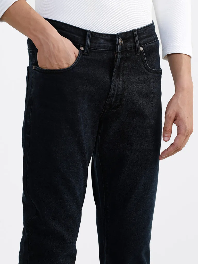 Ascot Black Relaxed - Fit Mid - Rise Jeans