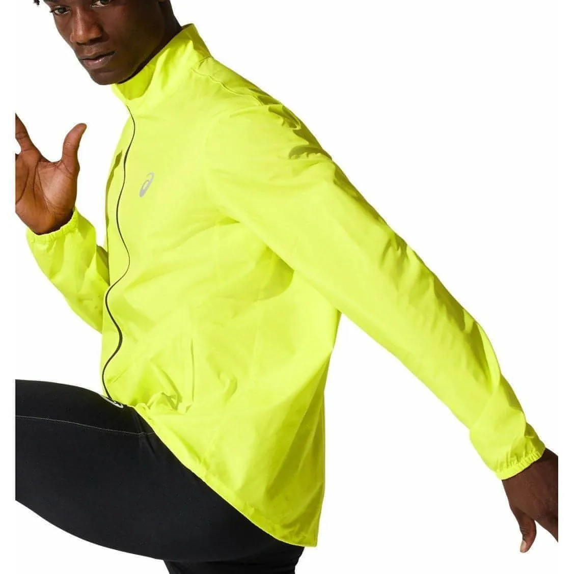 Asics Core Mens Running Jacket - Yellow