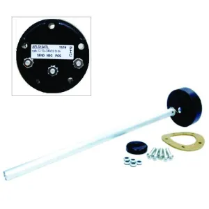 ATL Fuel Level Probe - Capacitance Type - 12"-24" - 240-33 Ohm - 3 Terminal