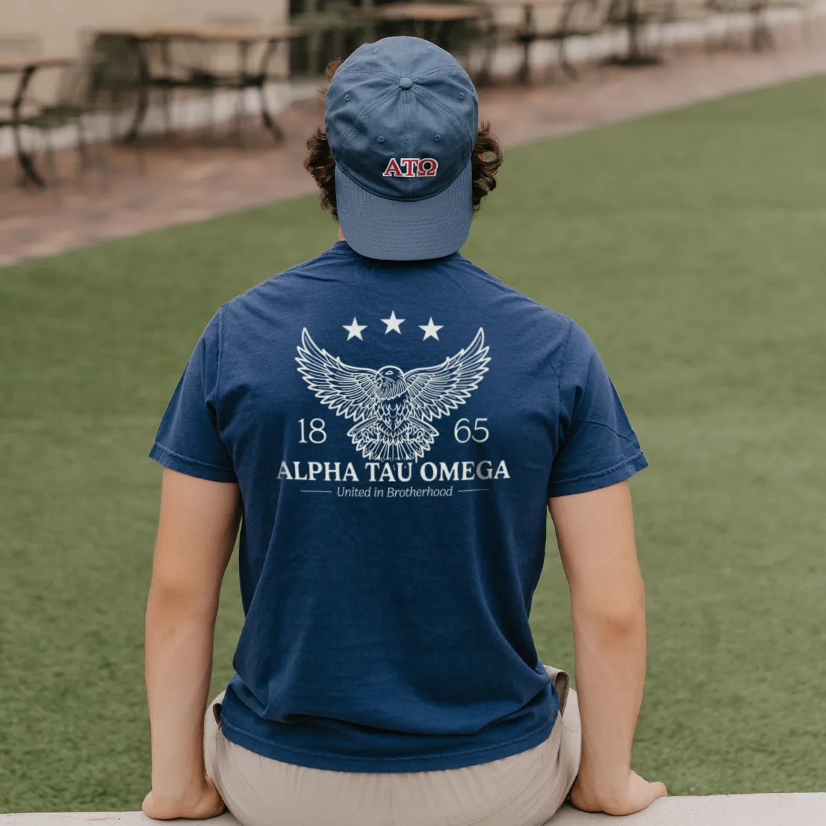 ATO Comfort Colors Patriotic Eagle Short Sleeve Tee