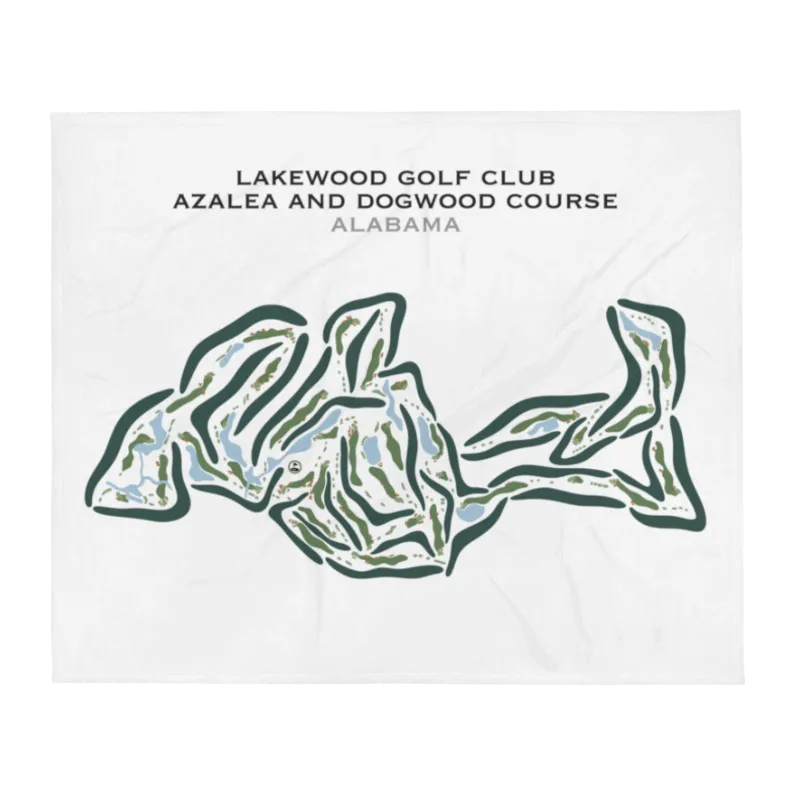 Azeala & Dogwood - Lakewood Country Club, Alabama - Printed Golf Courses