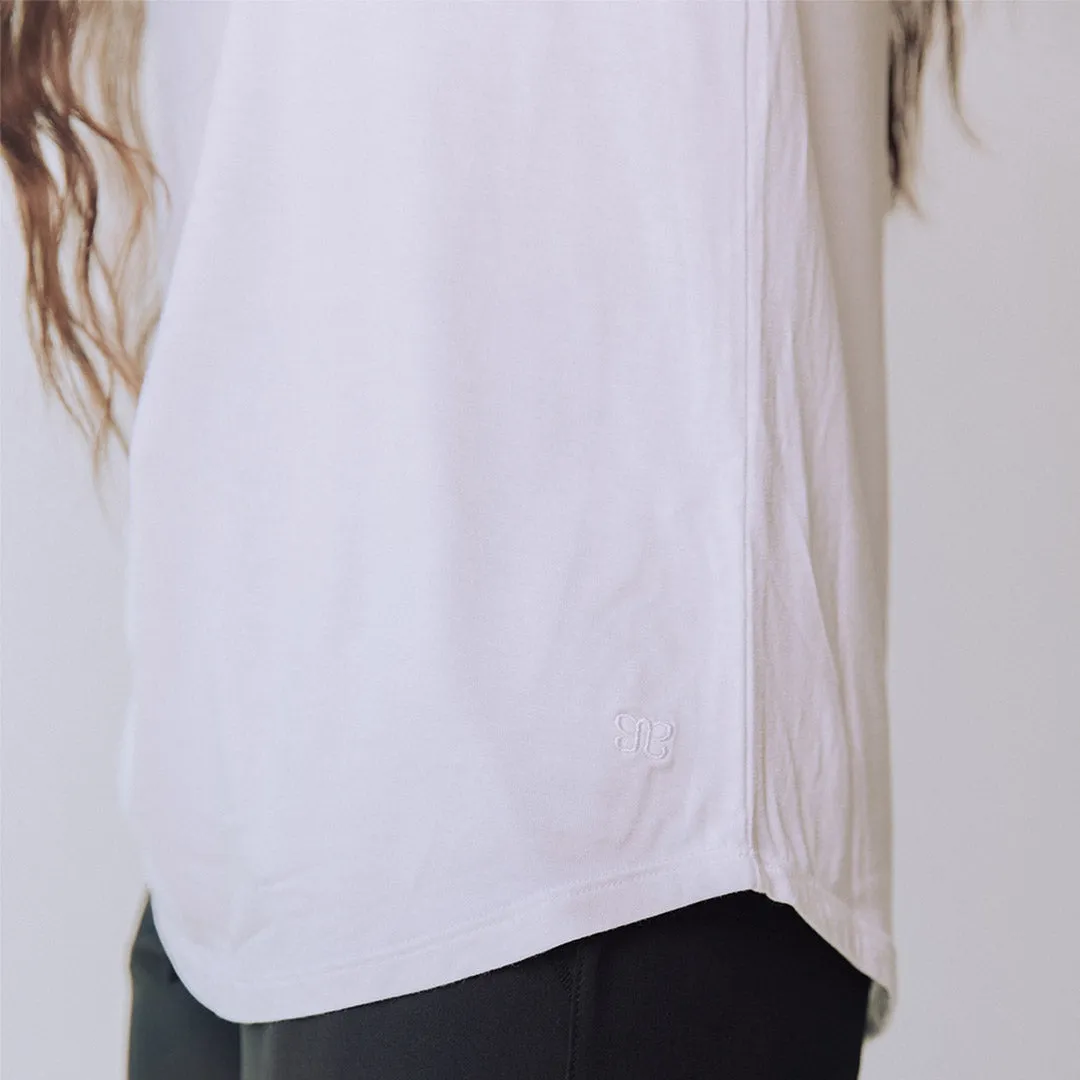 Basic Tee, Bamboo White