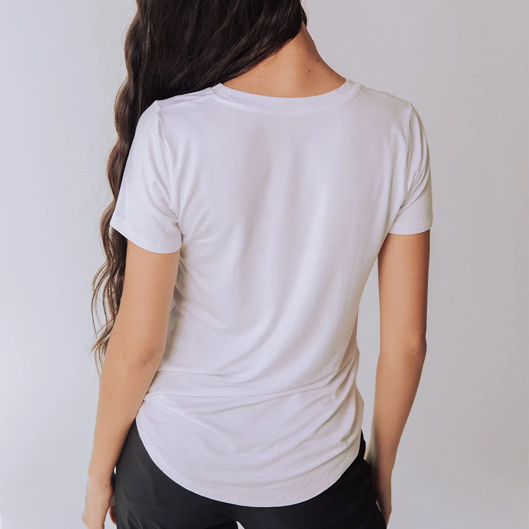 Basic Tee, Bamboo White