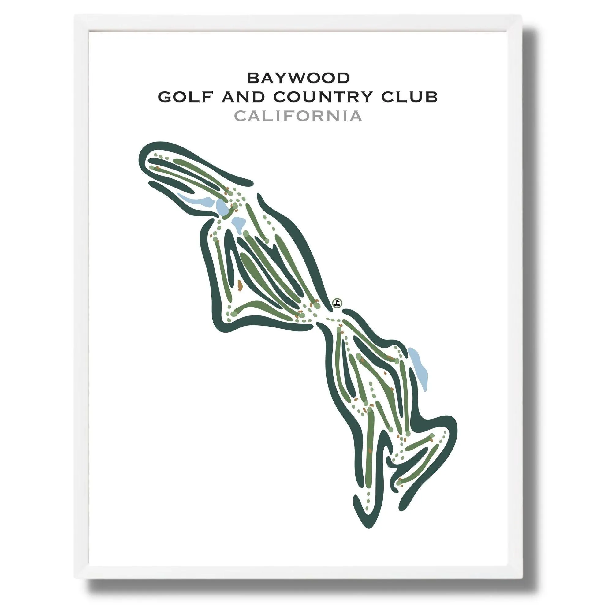 Baywood Golf & Country Club, California - Printed Golf Courses