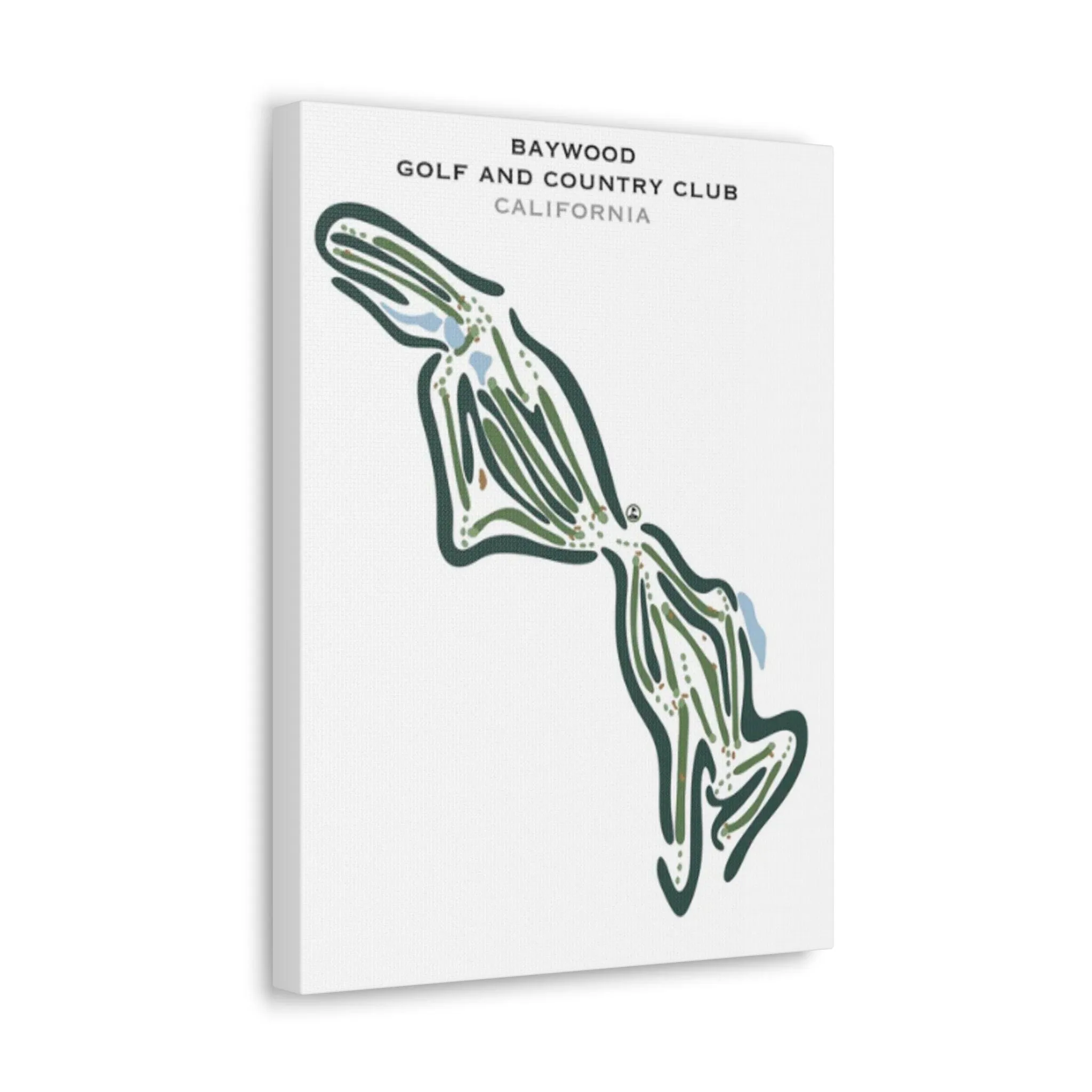 Baywood Golf & Country Club, California - Printed Golf Courses