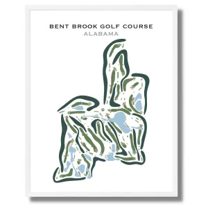 Bent Brook Golf Club, Alabama - Printed Golf Courses