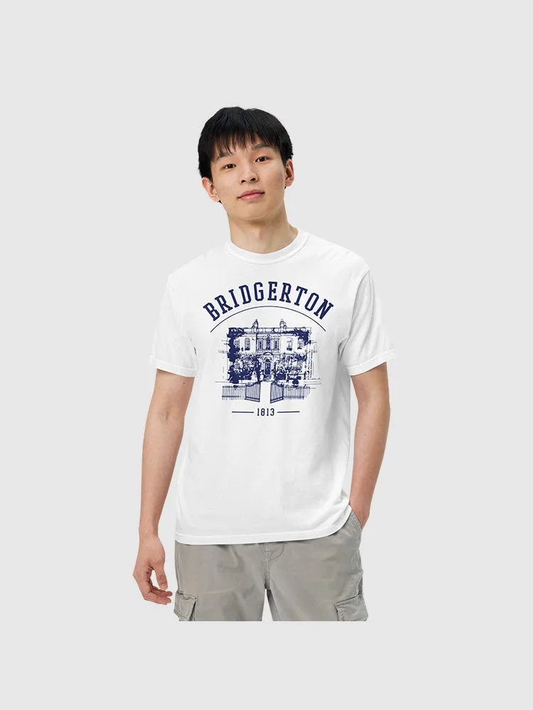 Bridgerton House Comfort Colors T-Shirt [Blue House]