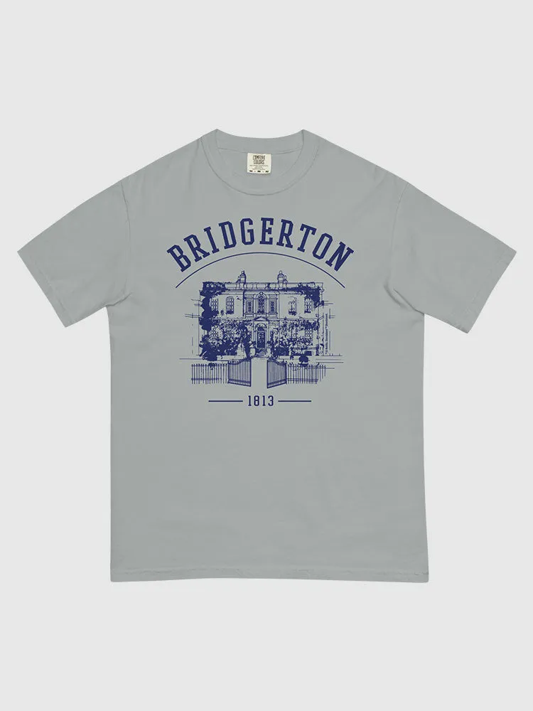 Bridgerton House Comfort Colors T-Shirt [Blue House]