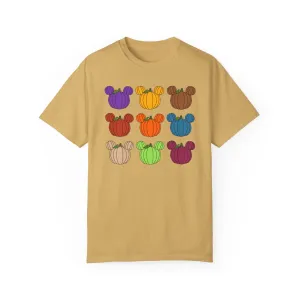 Colorful Pumpkins Comfort Colors Tee