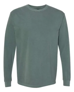 Comfort Colors Garment-Dyed Heavyweight Long Sleeve T-Shirt 6014 Blue Spruce