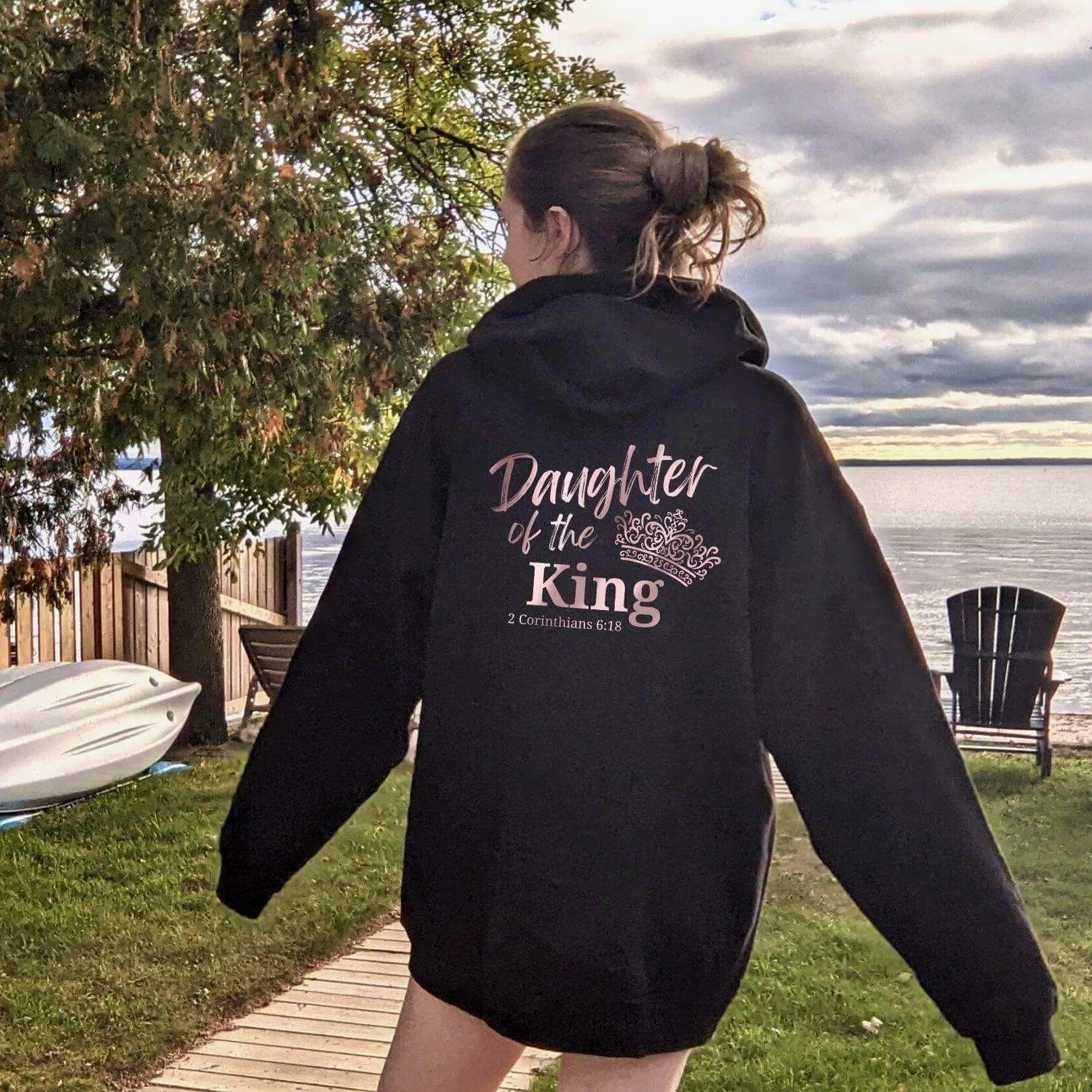 Daughter Of The King Hoodie Full Zip Hoodie