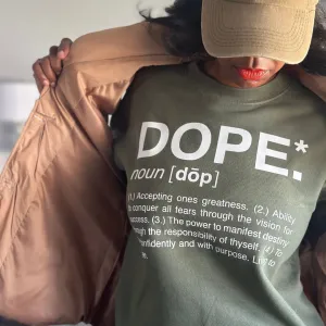 Dope Crewneck (Olive)