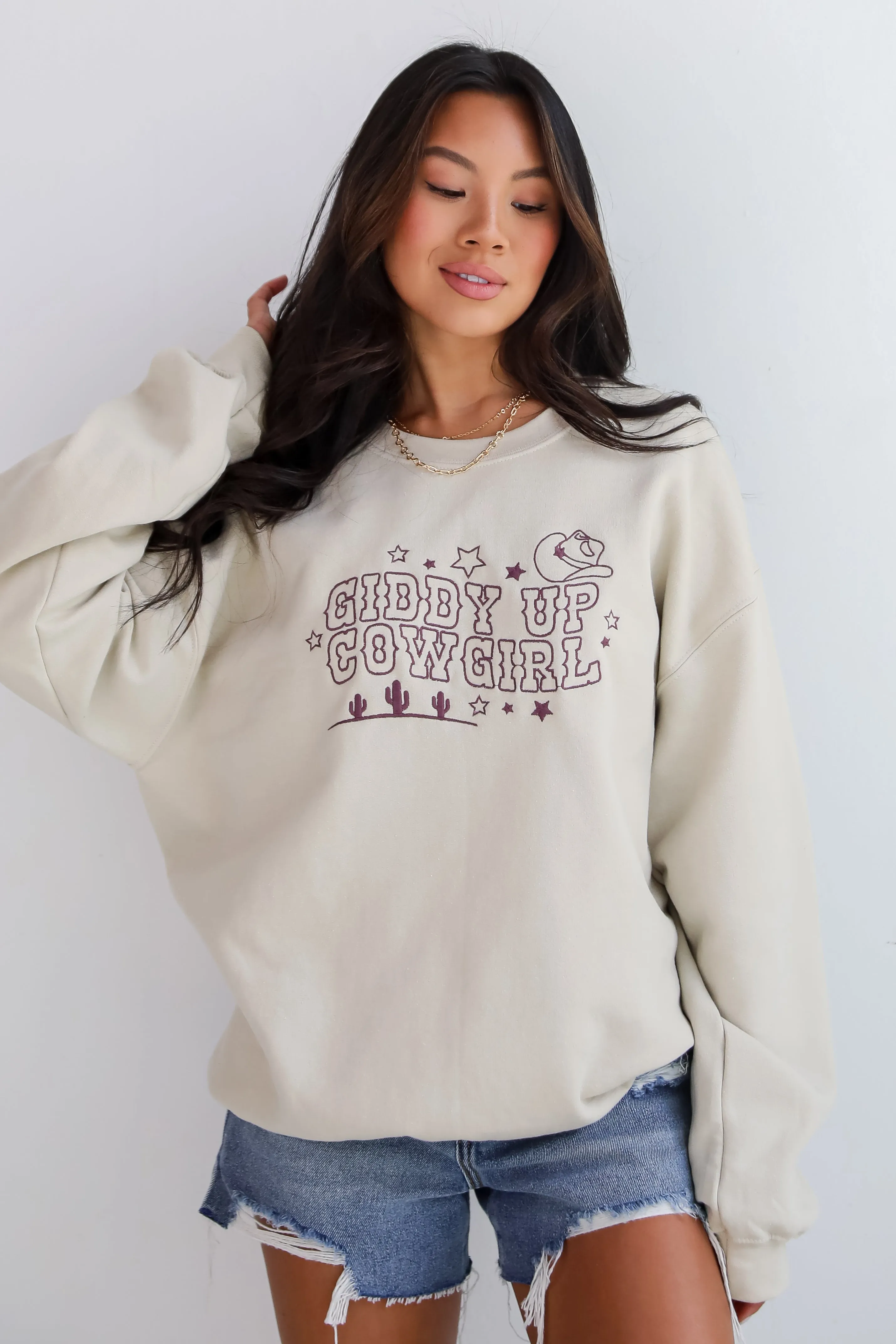 FINAL SALE - Giddy Up Cowgirl Sweatshirt