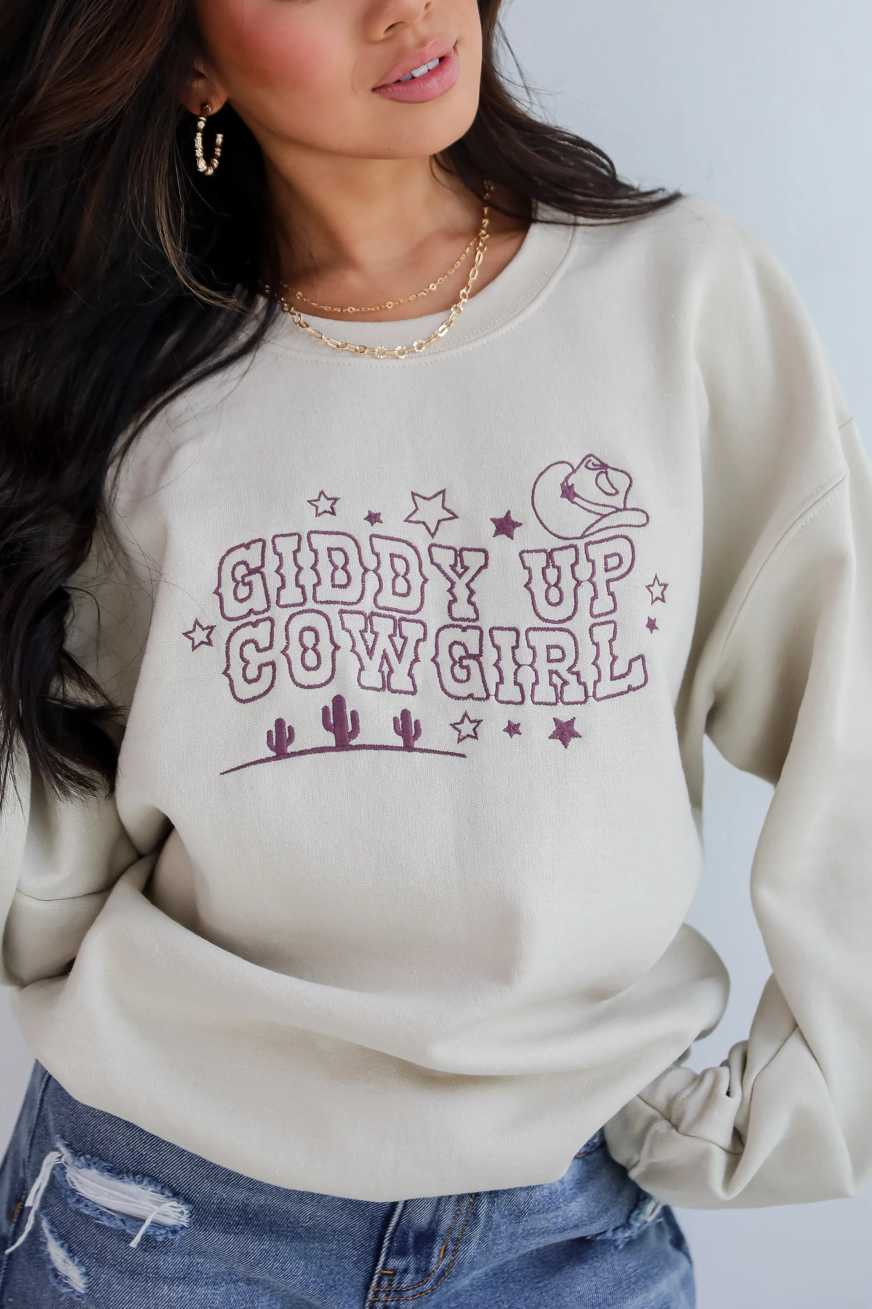 FINAL SALE - Giddy Up Cowgirl Sweatshirt