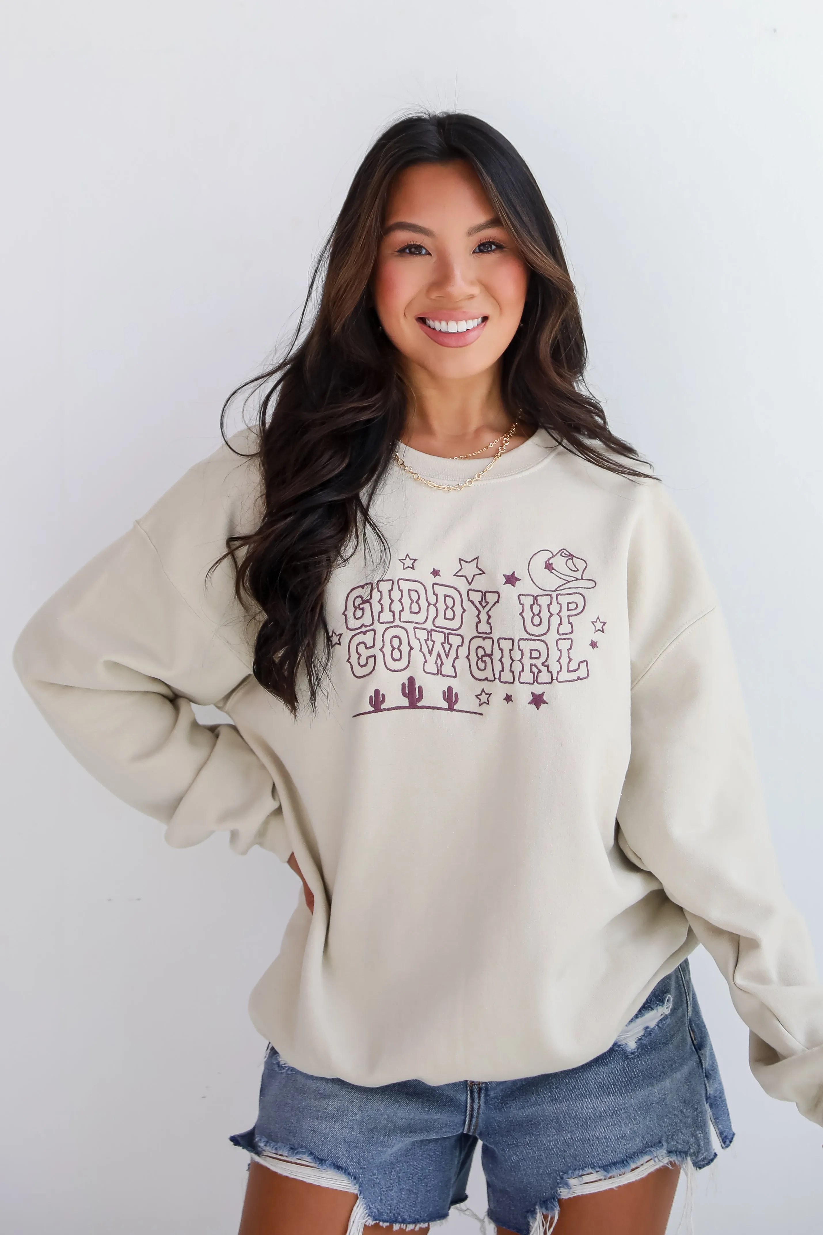 FINAL SALE - Giddy Up Cowgirl Sweatshirt