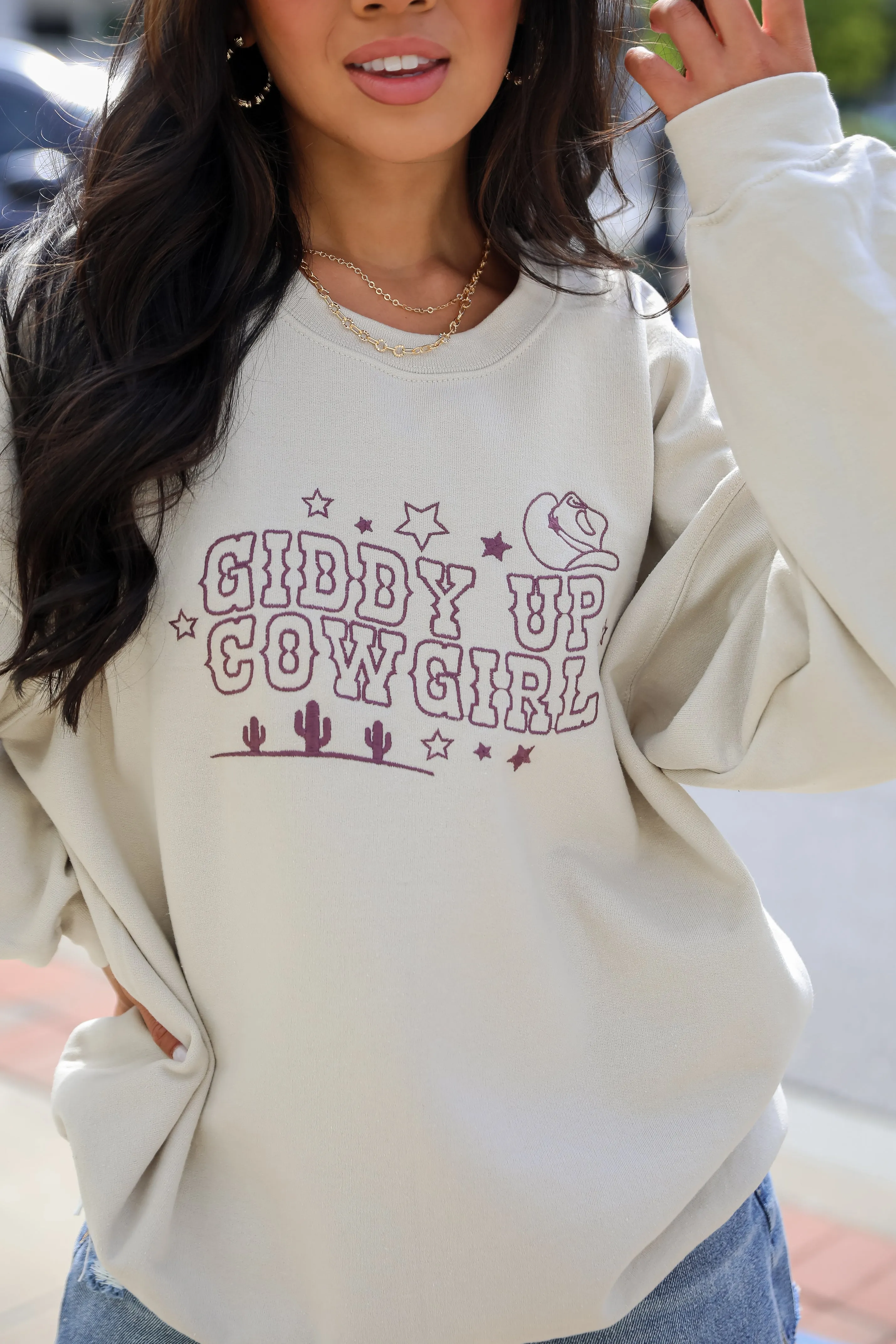 FINAL SALE - Giddy Up Cowgirl Sweatshirt