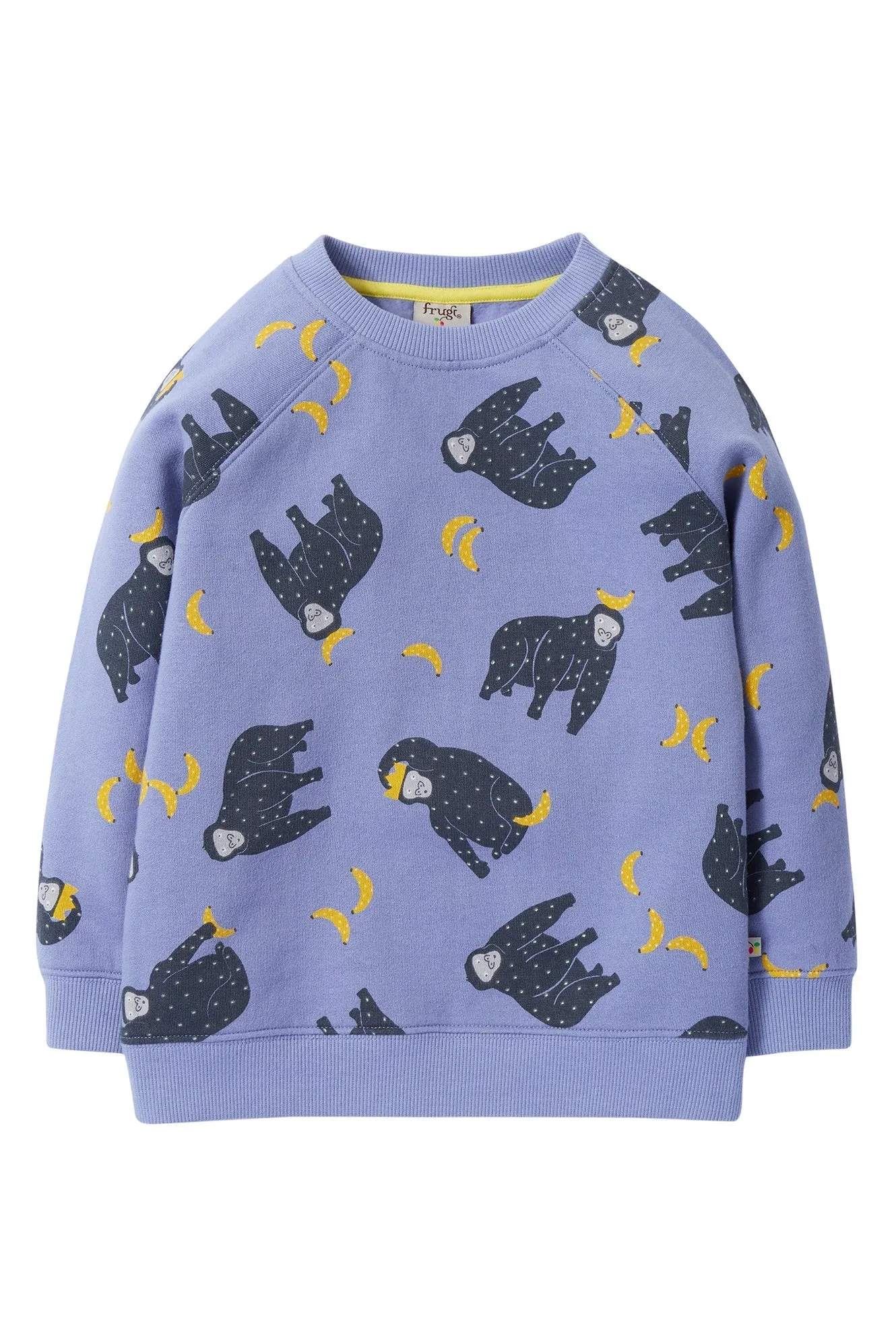 Frugi Switch Rex Jumper in Monkeying Around