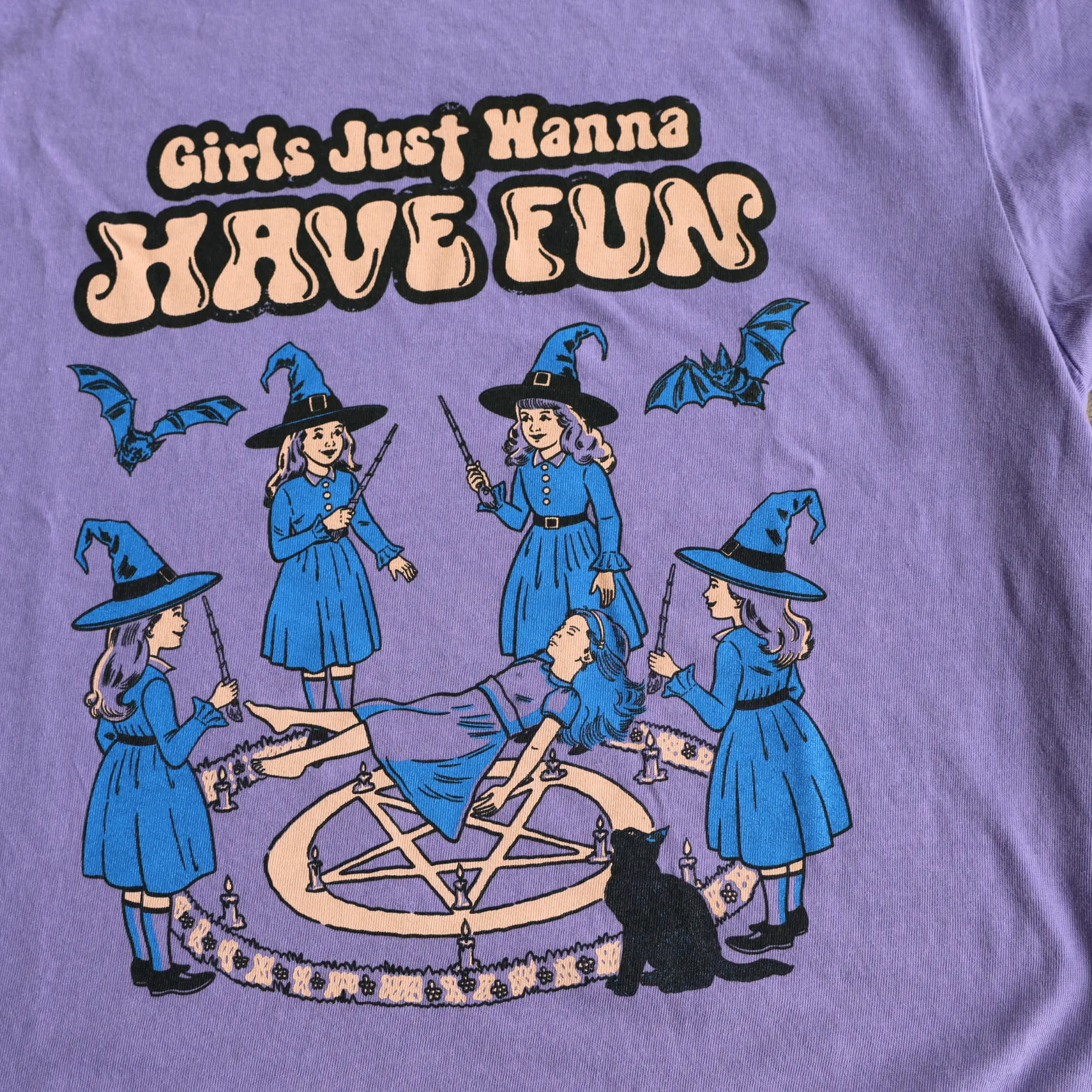 Girls Just Wanna Have Fun - Vintage Halloween T-Shirt