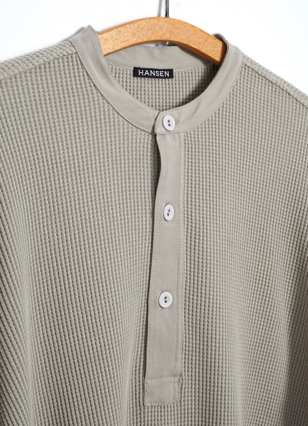 HERMANN 28-114-7 | Long Sleeve Henley | Sand