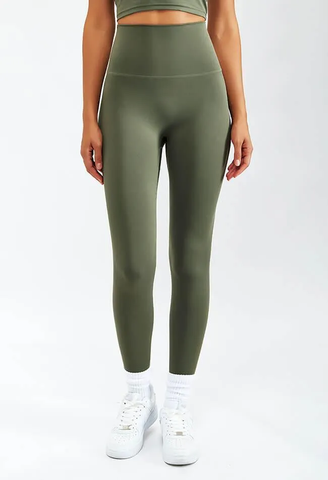 High-Waist Compression Elastic Train Legging - Luna