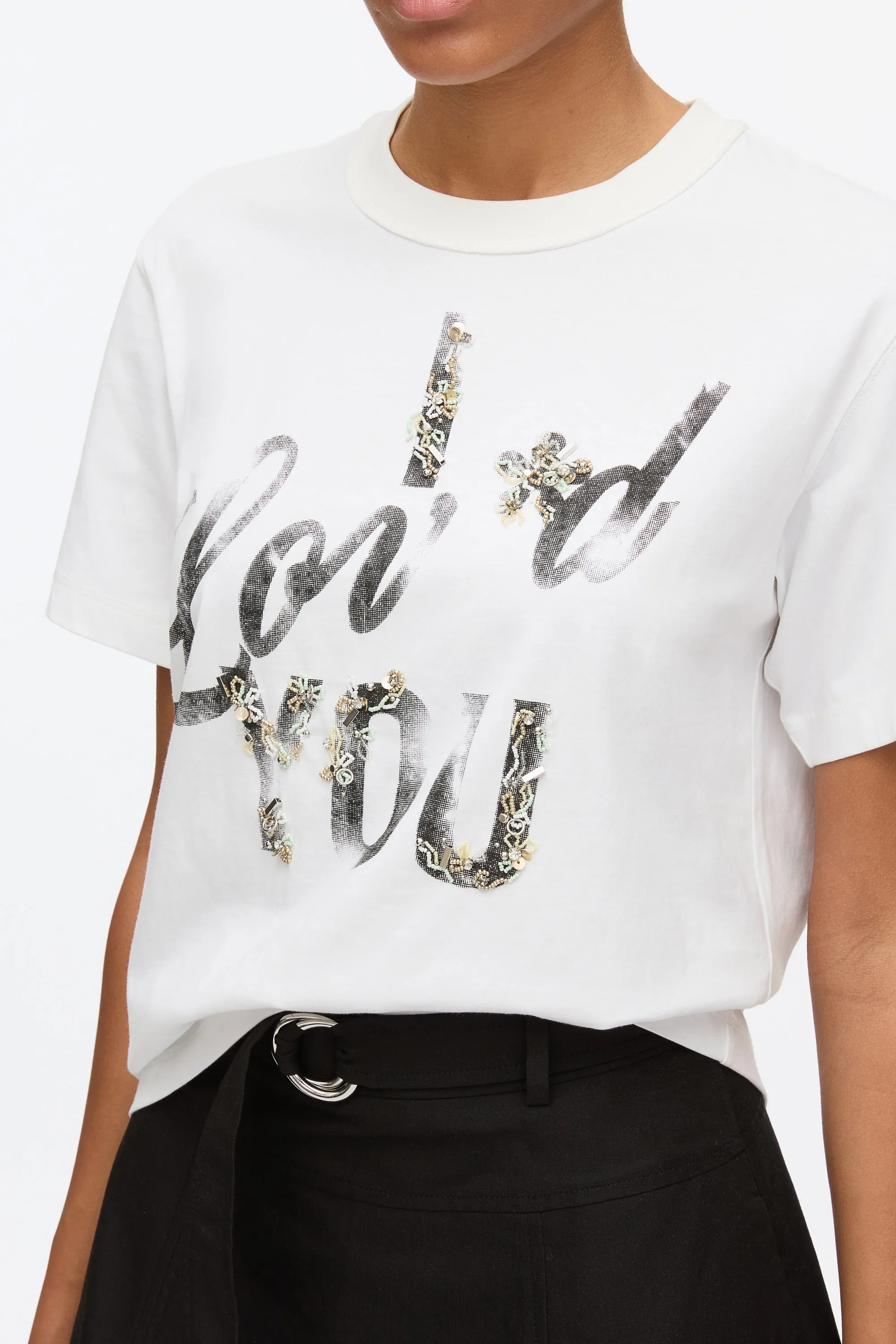 I Lov'd You Embroidered Tee