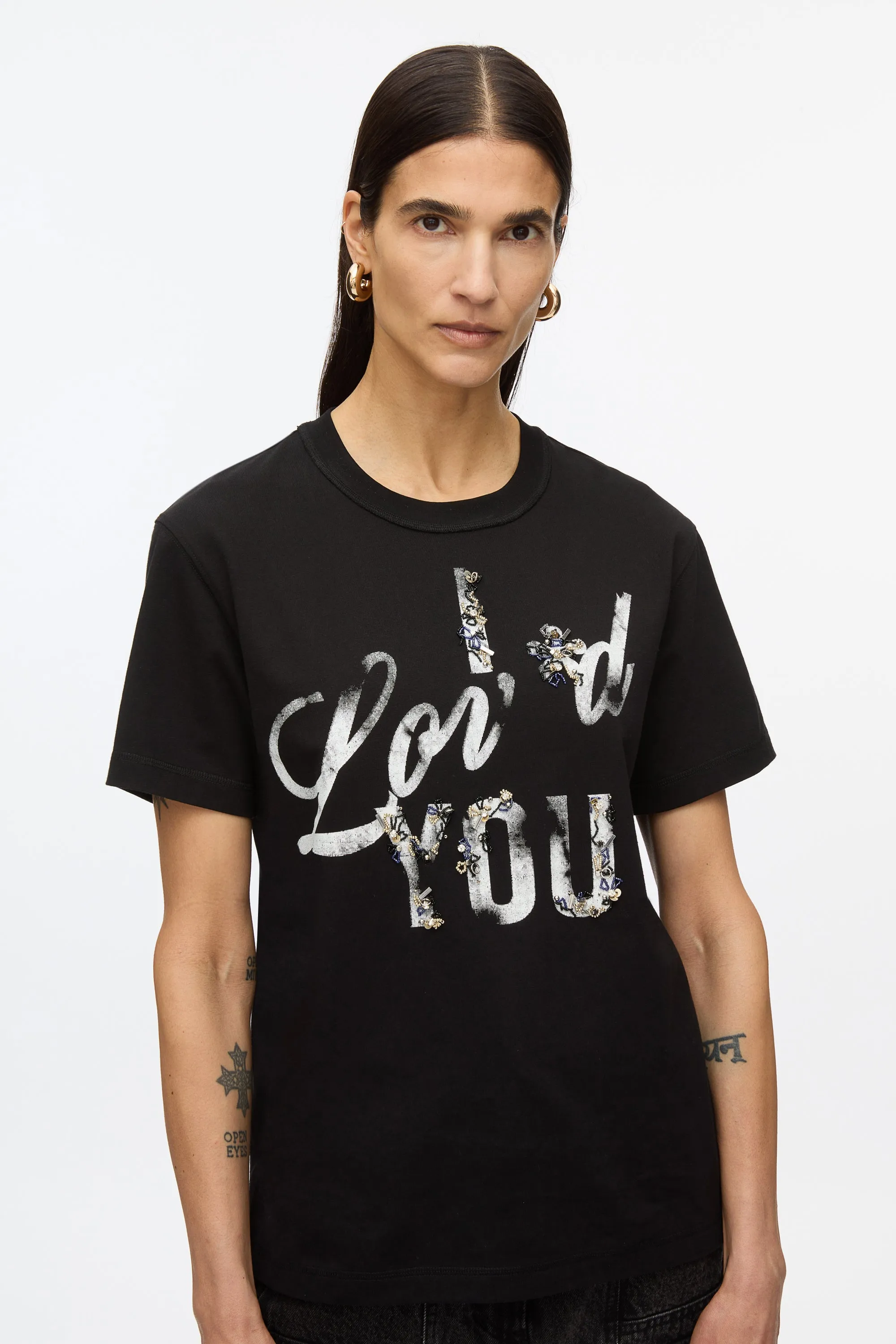 I Lov'd You Embroidered Tee