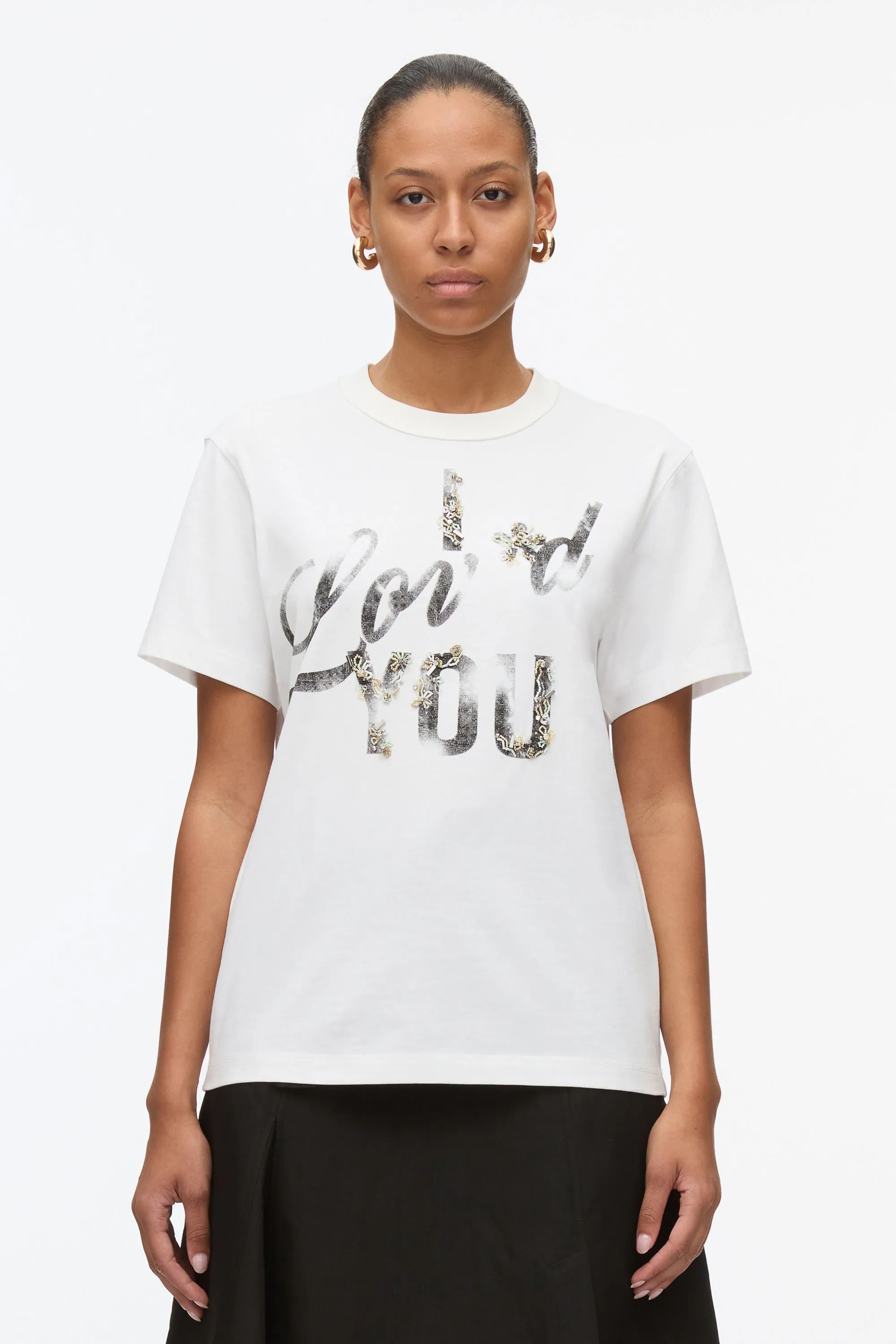 I Lov'd You Embroidered Tee