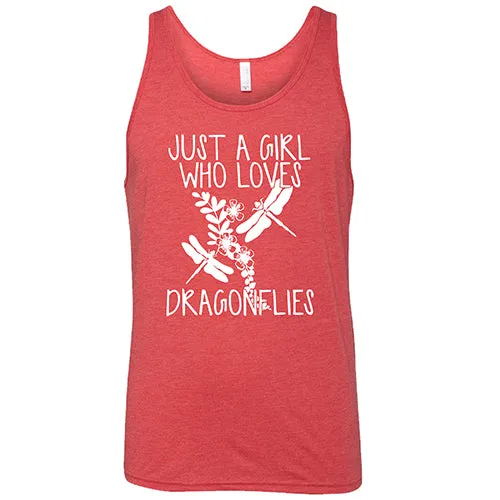 Just A Girl Who Loves Dragonflies Shirt Unisex