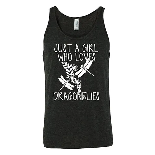 Just A Girl Who Loves Dragonflies Shirt Unisex