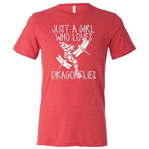 Just A Girl Who Loves Dragonflies Shirt Unisex