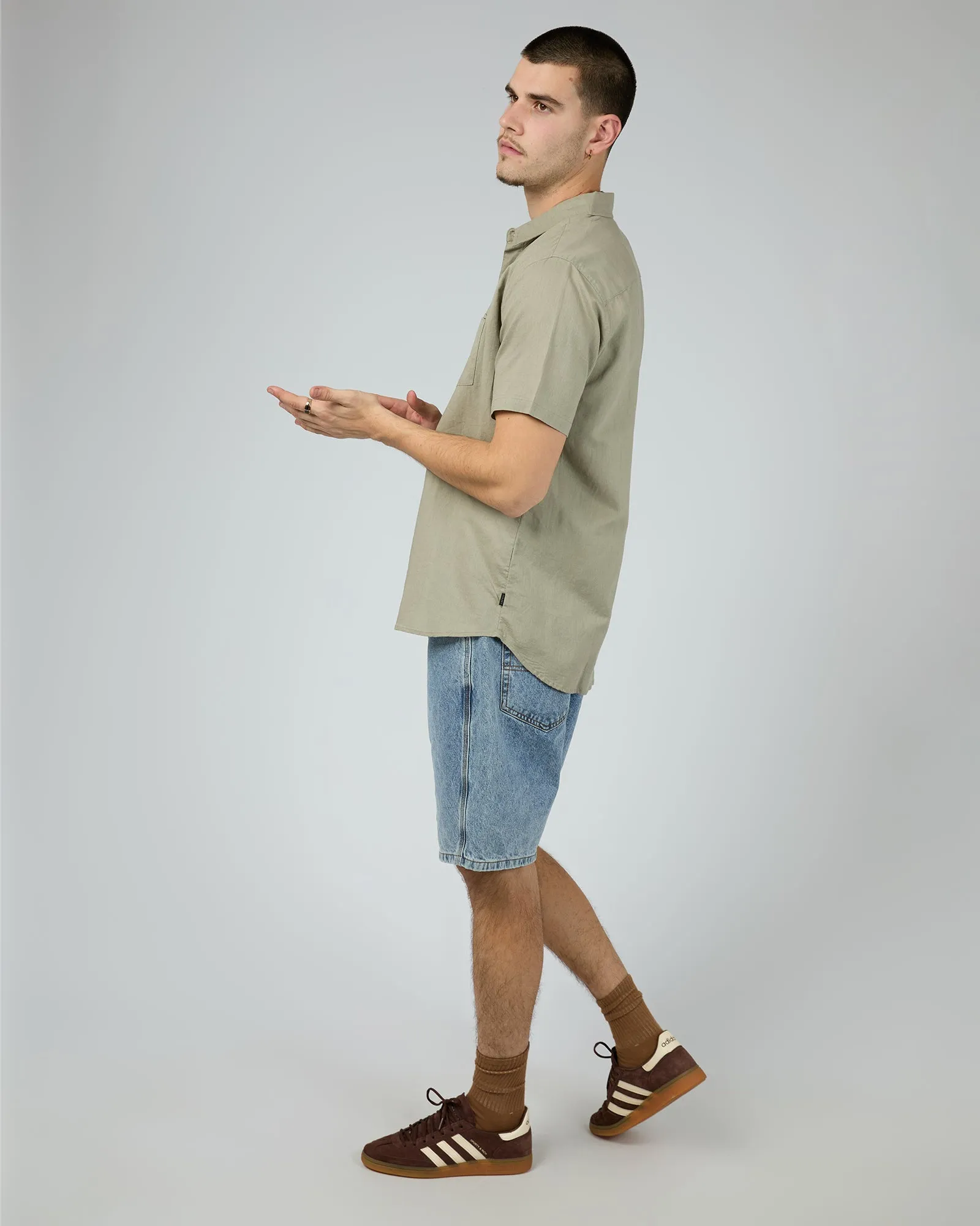 Linen Shirt Olive