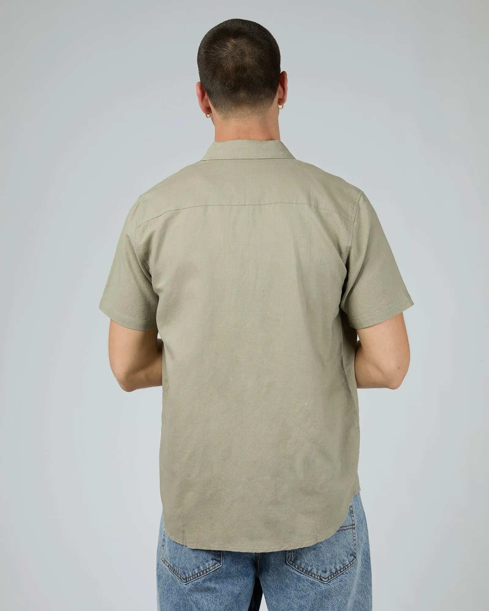 Linen Shirt Olive