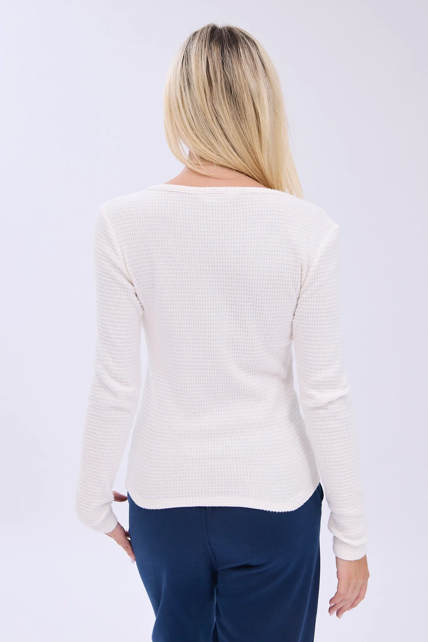 Long Sleeve Henley Top