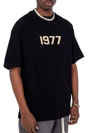 Marina Threads - "1977" - Black Short Sleeve Graphic Tee