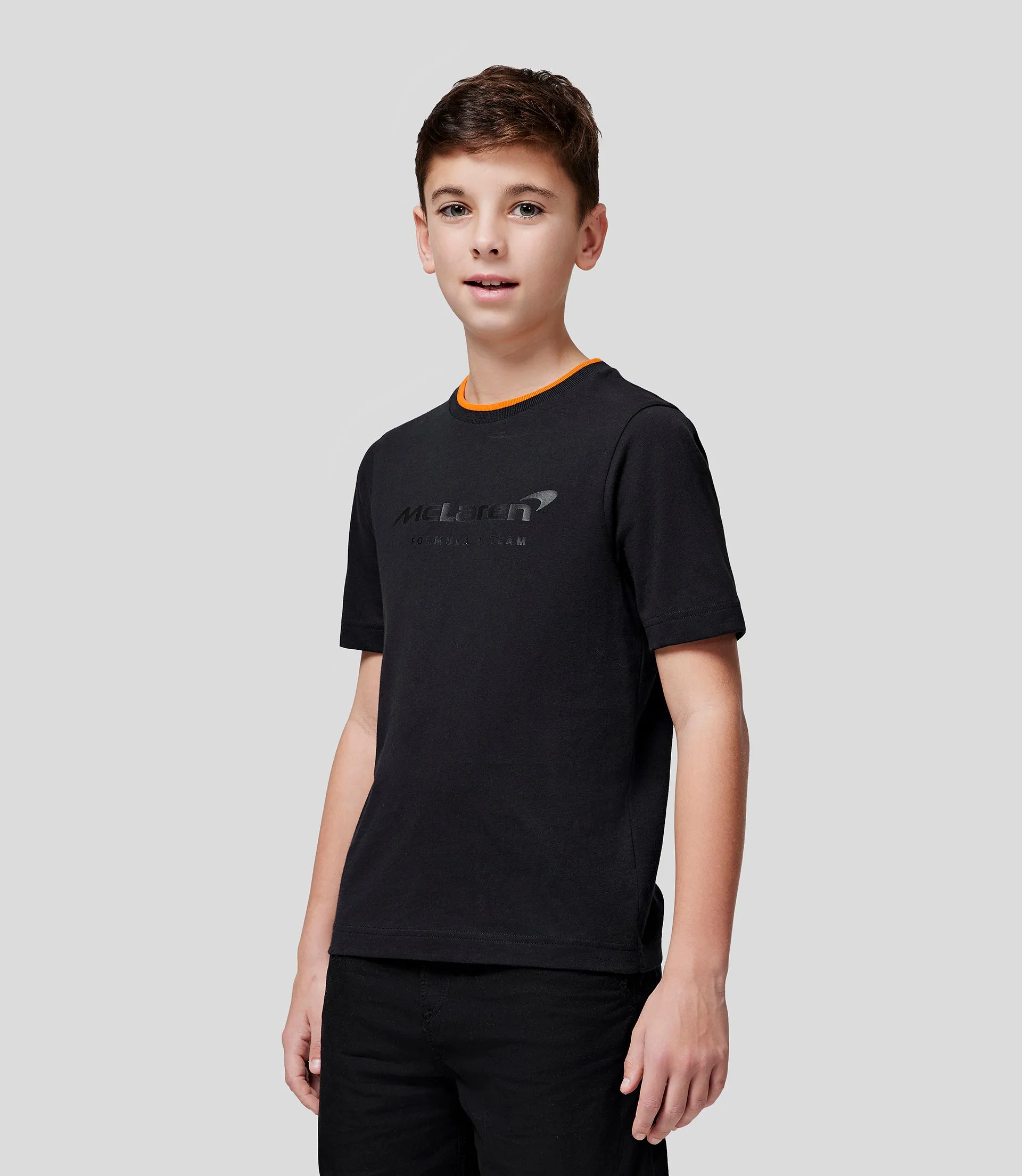 McLaren 2024 Junior Core Essentials T-Shirt - ANTHRACITE