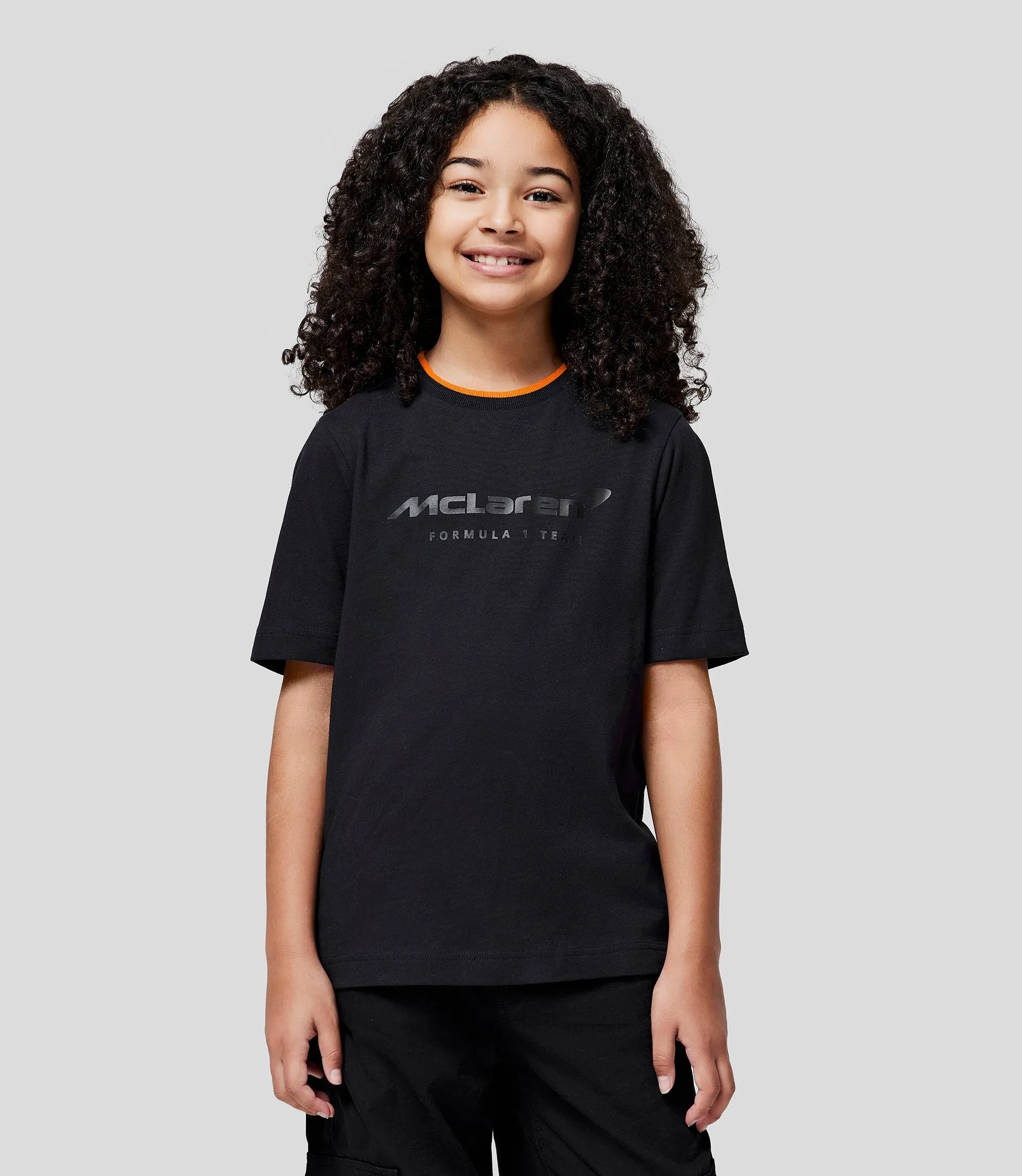 McLaren 2024 Junior Core Essentials T-Shirt - ANTHRACITE