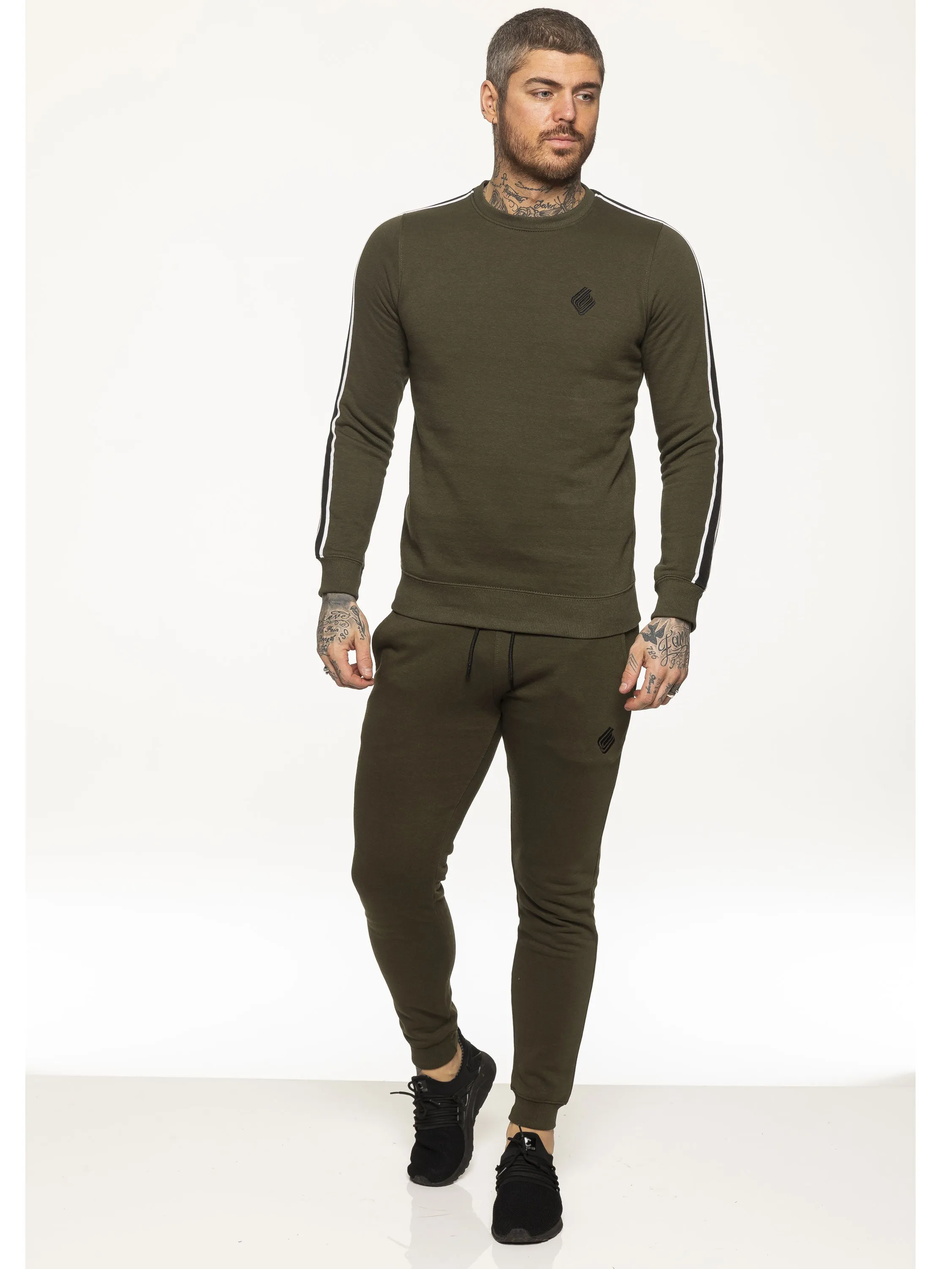 Mens Crew Neck Designer Sweatshirt | Enzo Designer Menswear