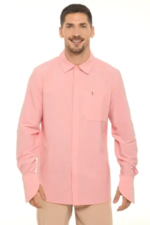 Men's Fiera Smart Shirt | Peachy Pink Shadow Stripe