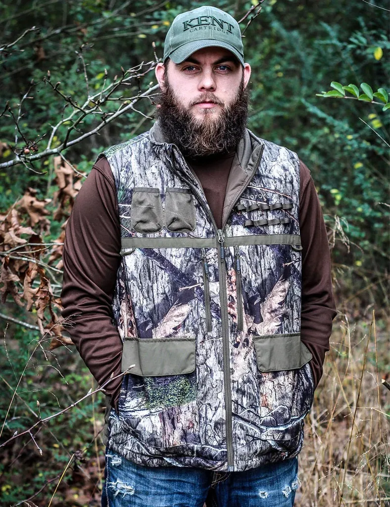 Men's Heated Hunting Vest - Camouflage, Mossy Oak Country DNA