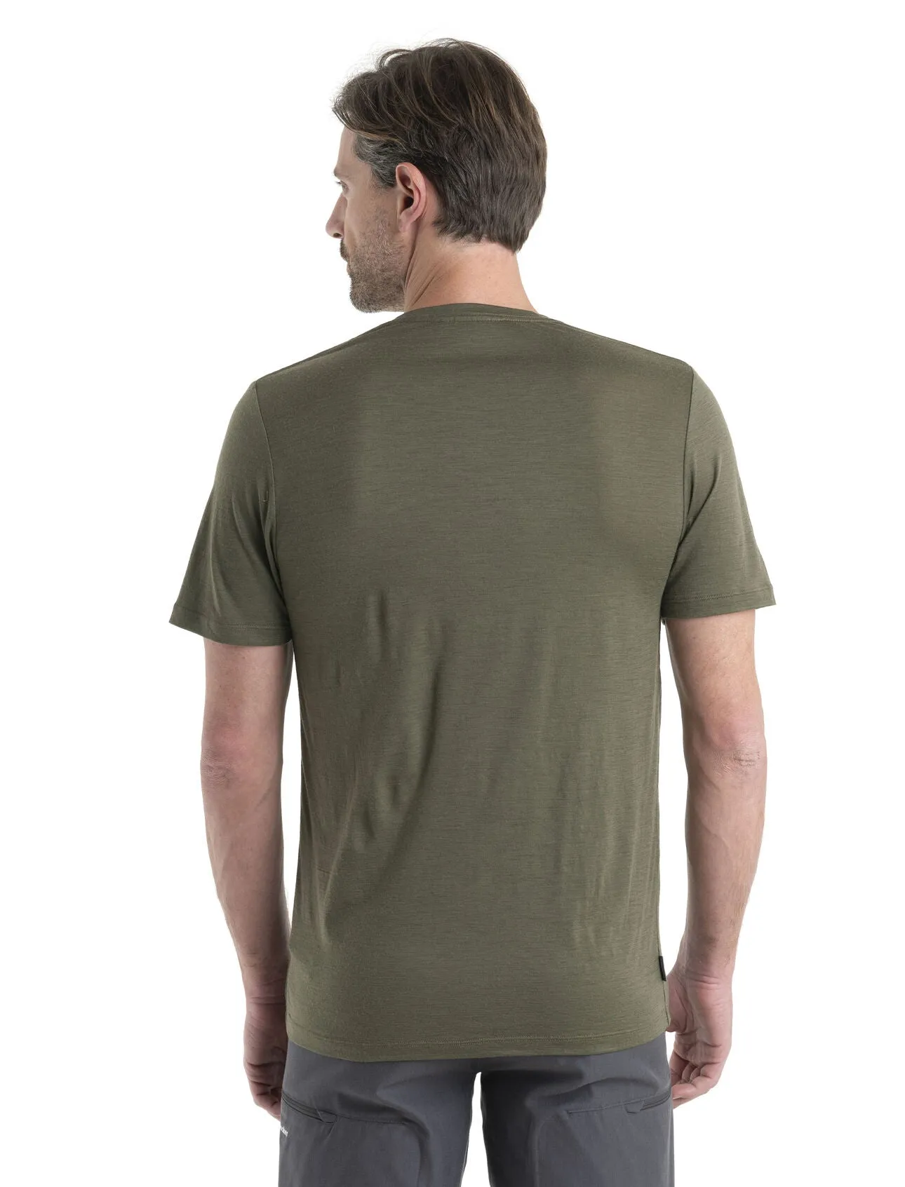 Mens Merino 150 Tech Lite II Short Sleeve Tee Peak Grid