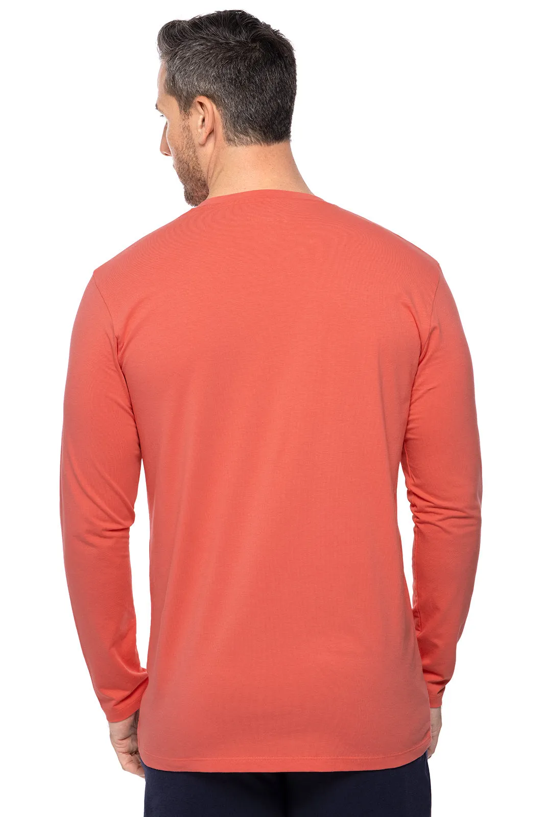 Men's Morada Everyday Long Sleeve T-Shirt  |  Vivid Coral