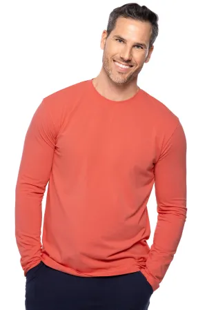 Men's Morada Everyday Long Sleeve T-Shirt  |  Vivid Coral