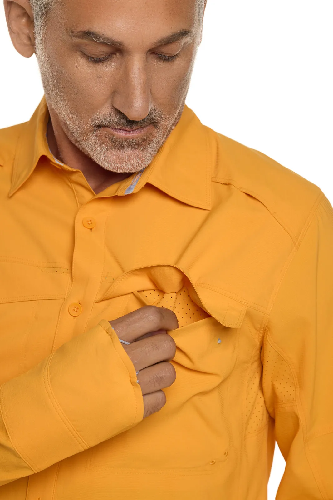 Men's Nassau Fishing Shirt | Apricot Crush