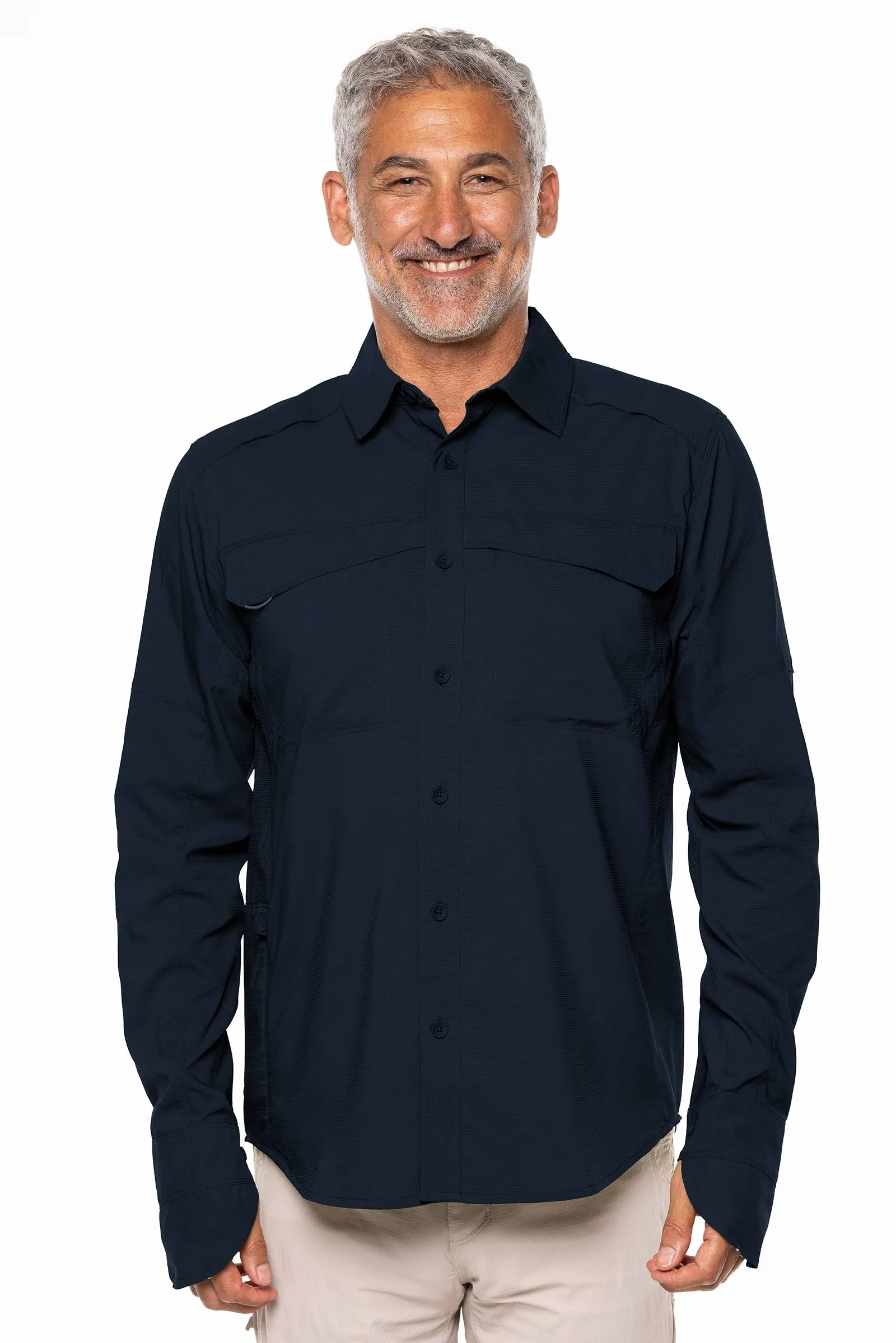 Men's Nassau Fishing Shirt | Navy